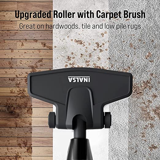 INALSA Dura Clean Plus Upright Vacuum Cleaner, 2-in-1,Handheld & Stick for Home & Office Use,800W- with 16KPA Strong Suction & HEPA Filtration|0.8L Dust Tank|Includes Multiple Accessories,(Grey/Black) INALSA Dura Clean Plus Upright Vacuum Cleaner, 2-in-1,Handheld & Stick for Home & Office Use,800W- with 16KPA Strong Suction & HEPA Filtration|0.8L Dust Tank|Includes Multiple Accessories,(Grey/Black)